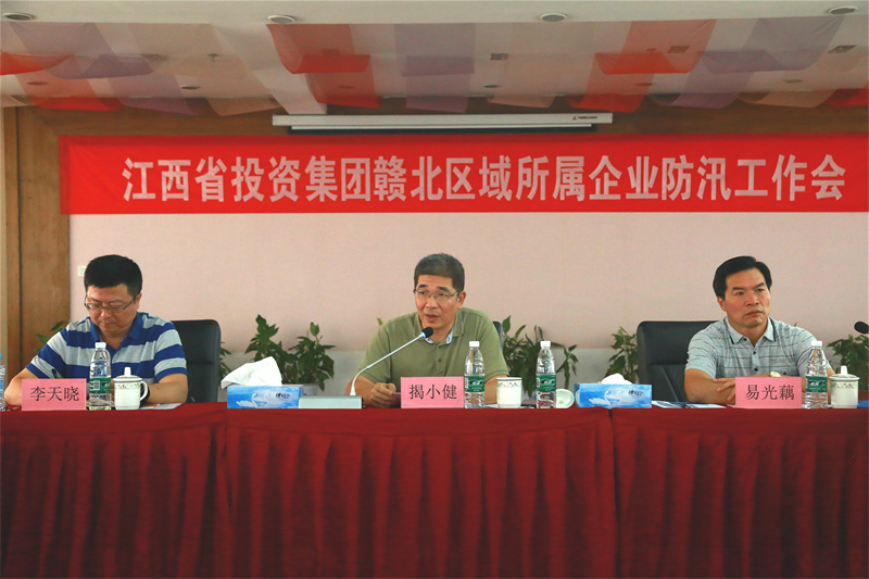 集团公司在九江二桥召开赣北区域所属企业 防汛工作会
